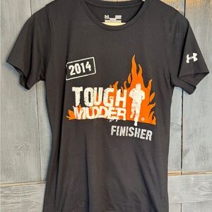 Women’s Small Under Armour Heat Gear 2014 Tough Mudder Finisher Shirt
